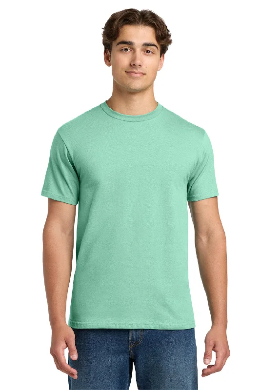 Men's short-sleeve yellow beach shirt-Gildan Mens Hammer Short Sleeve Crewneck T-Shirt - Island Reef Green - Closeout