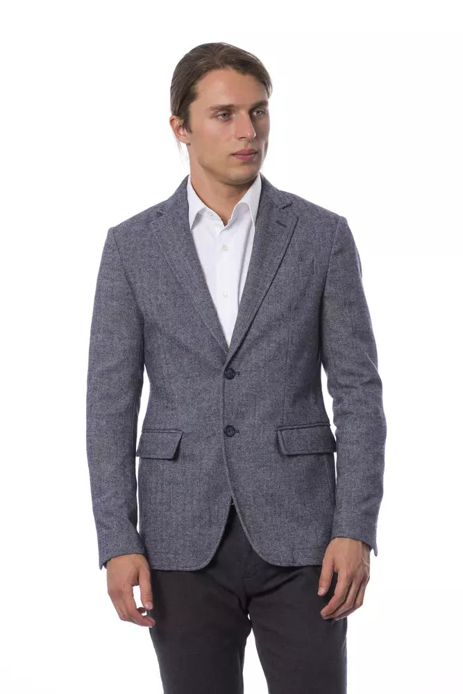 Men's striped jackets-Verri  Polyester Mens Men's Blazer