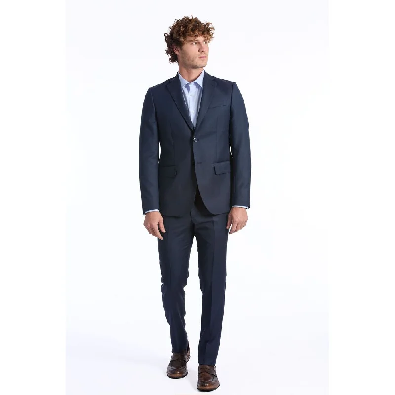 Men's trendy jackets-Baldinini Trend  Wool Men's Suit