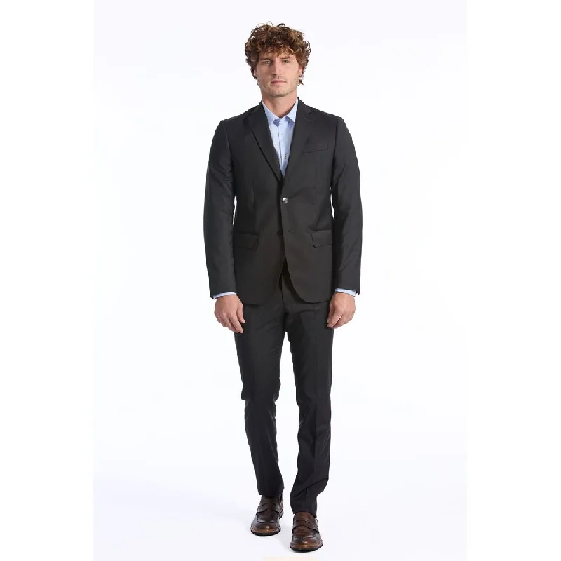 Men's cold-weather jackets-Baldinini Trend  Wool Men's Suit