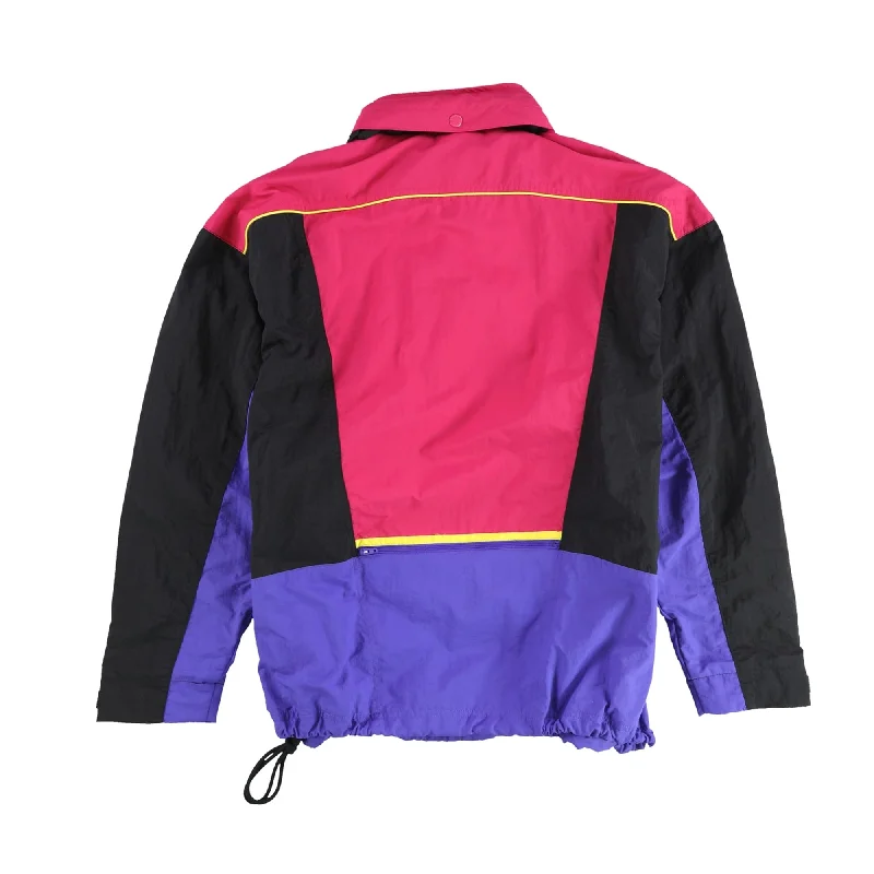 Men's business casual jackets-Reebok Mens Have A Good Day Color Block Jacket, Multicoloured, Medium