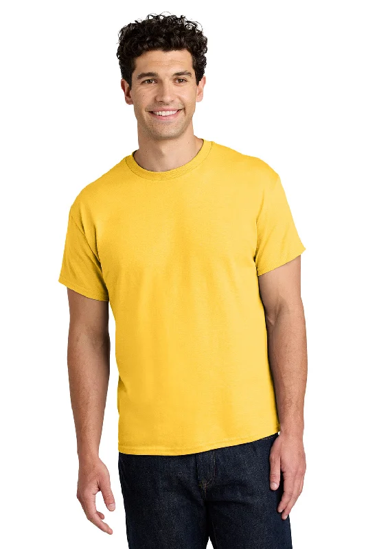 Men's short-sleeve graphic tee-Gildan Mens Short Sleeve Crewneck T-Shirt - Daisy Yellow