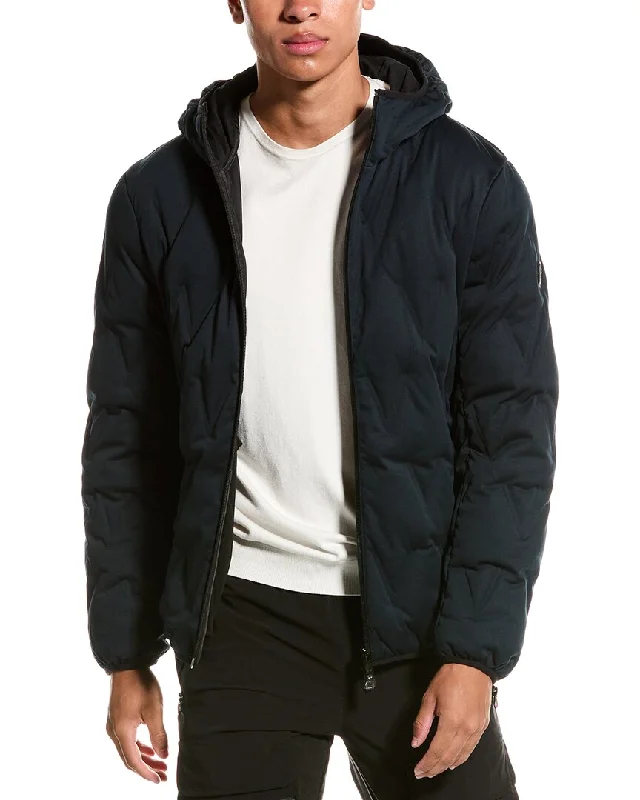 Men's clubbing jackets-Armani Exchange Quilted Down Jacket