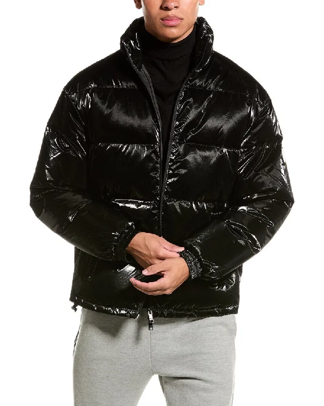 Men's thermal jackets-Armani Exchange Quilted Puffer Down Coat