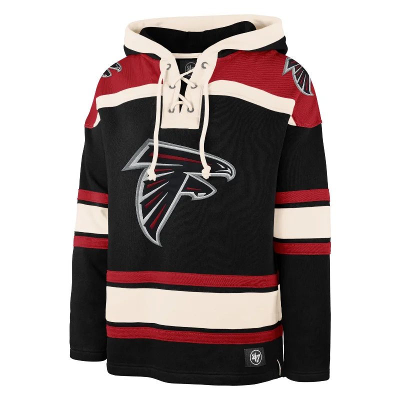 Men's hoodie with wool blend-ATLANTA FALCONS SUPERIOR '47 LACER HOOD