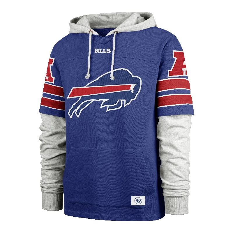 Men's hoodie with UV protection-BUFFALO BILLS GRIDIRON BLITZ '47 CORNERBACK LACER