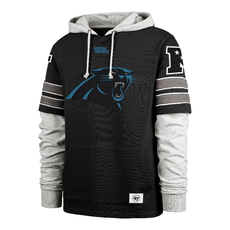 Men's hoodie for grocery runs-CAROLINA PANTHERS GRIDIRON BLITZ '47 CORNERBACK LACER