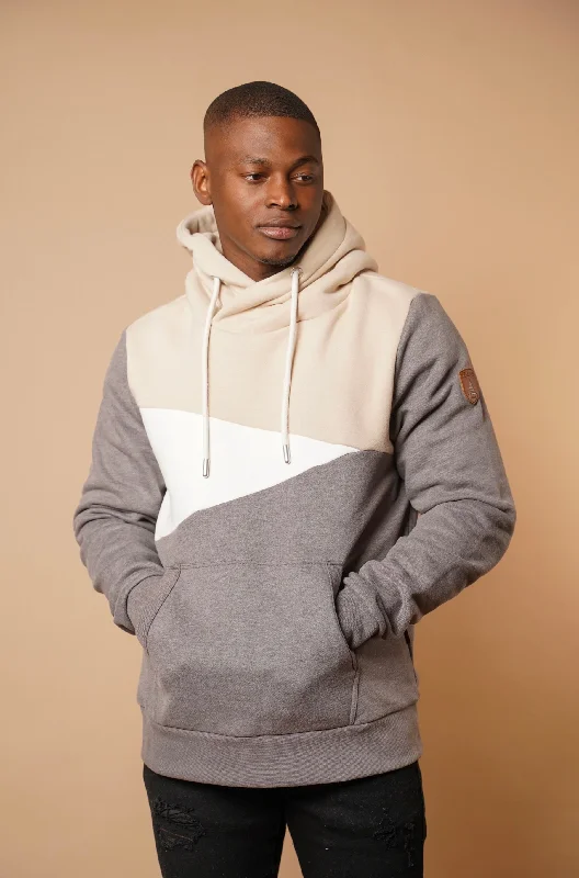 Men's hoodie for park hangs-Caswell Ash Mix Hoodie