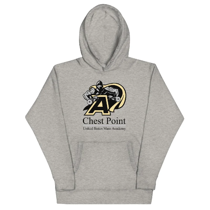 Men's hoodie athletic fit-CHEST POINT COLLEGE Hoodie