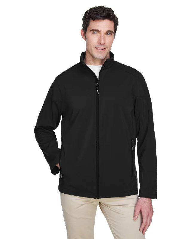 Men's abrasion-resistant jackets-CORE365 Men's Cruise Two-Layer Fleece Bonded Soft Shell Jacket