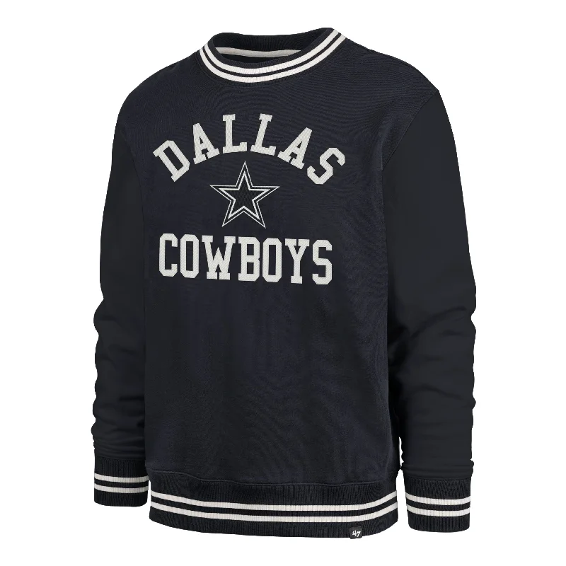 Men's hoodie for golf-DALLAS COWBOYS CLUBHOUSE VIEW '47 SIERRA CREW