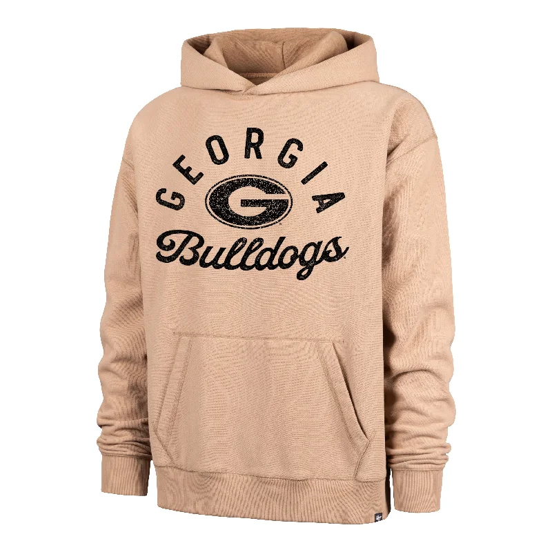 Men's hoodie for broad shoulders-GEORGIA BULLDOGS DUSTED BOWLINE '47 FOUNDATION RIVER HOODIE