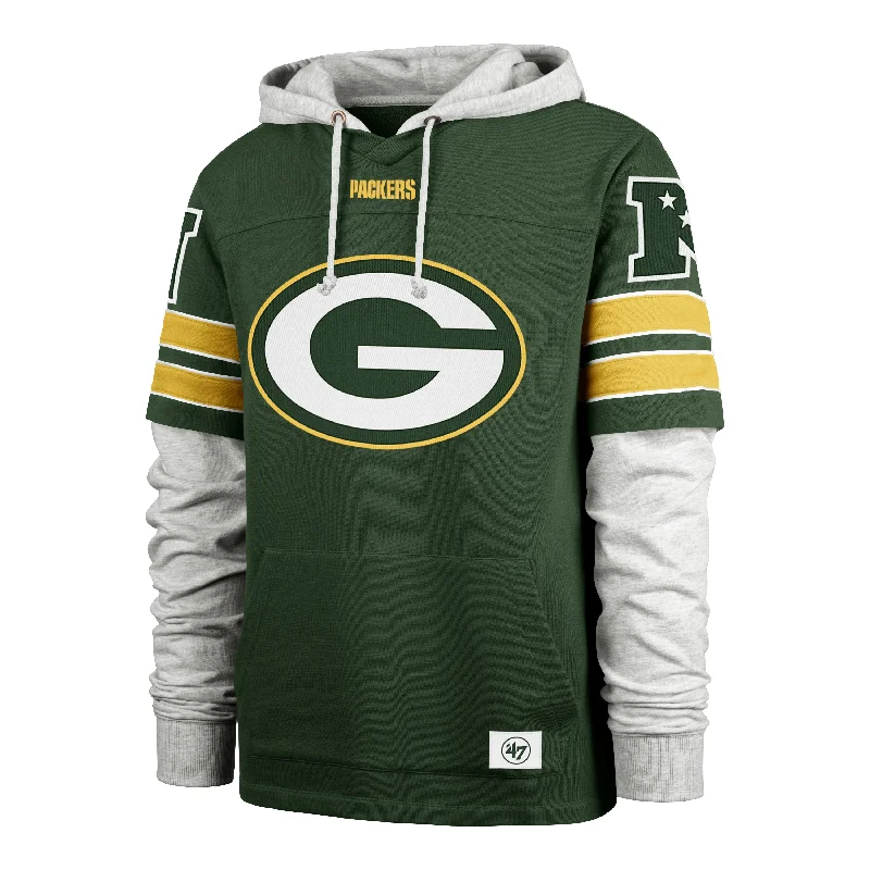 Men's hoodie with graphic print-GREEN BAY PACKERS GRIDIRON BLITZ '47 CORNERBACK LACER