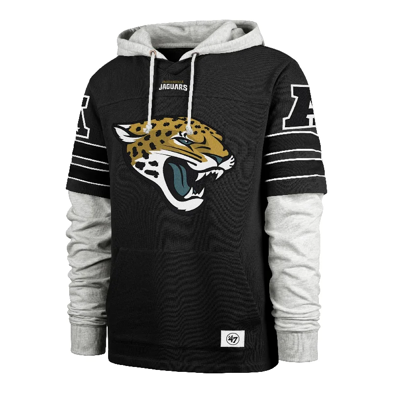 Men's hoodie for casual wear-JACKSONVILLE JAGUARS GRIDIRON BLITZ '47 CORNERBACK LACER