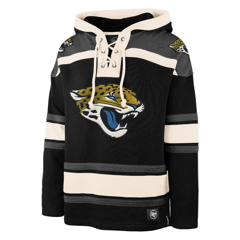 Men's hoodie with abstract art-JACKSONVILLE JAGUARS SUPERIOR '47 LACER HOOD