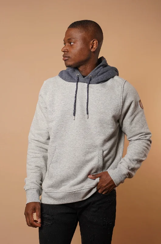 Men's hoodie for home wear-Jaxon Light Heather Grey Hoodie