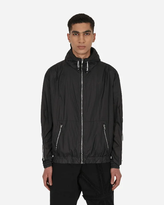 Men's hoodie for festivals-Baxter Hooded Jacket Black