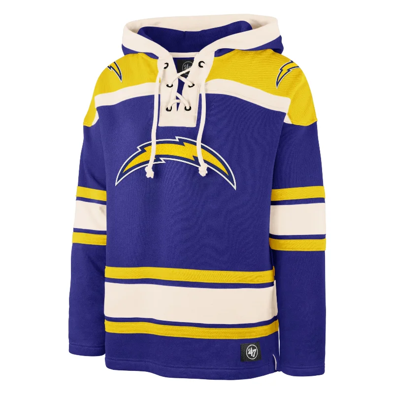 Men's hoodie for autumn-LOS ANGELES CHARGERS SUPERIOR '47 LACER HOOD