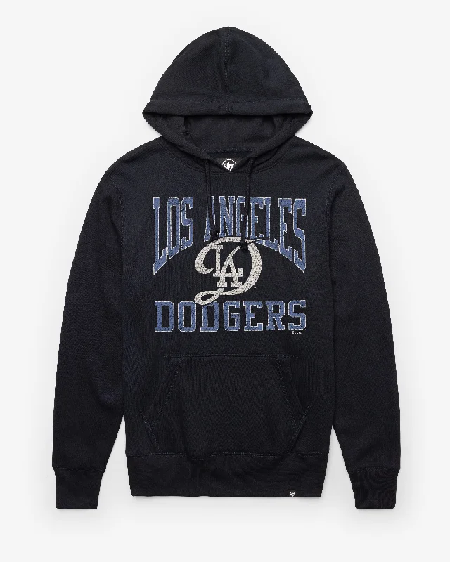 Men's hoodie for tennis-LOS ANGELES DODGERS CITY CONNECT BIG UPS '47 HEADLINE HOOD