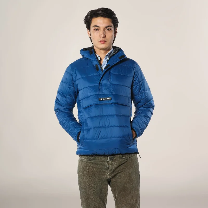 Men's trendy jackets-Men's Popover Puffer Jacket