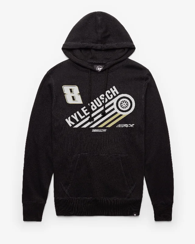 Men's hoodie with grid pattern-KYLE BUSCH RICHARD CHILDRESS RACING INCLINE '47 HEADLINE HOOD