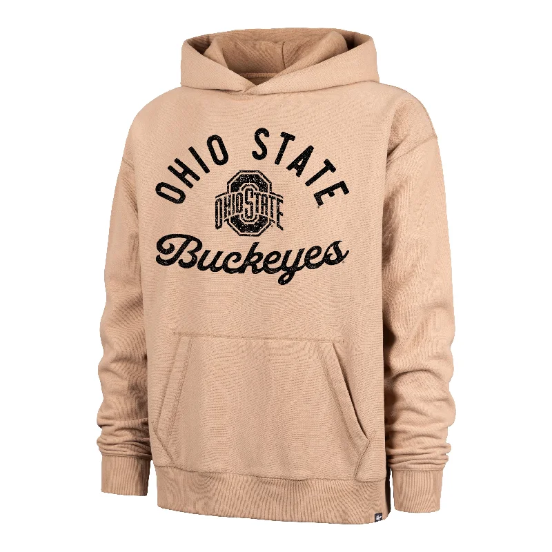 Men's hoodie for outdoor-OHIO STATE BUCKEYES DUSTED BOWLINE '47 FOUNDATION RIVER HOODIE