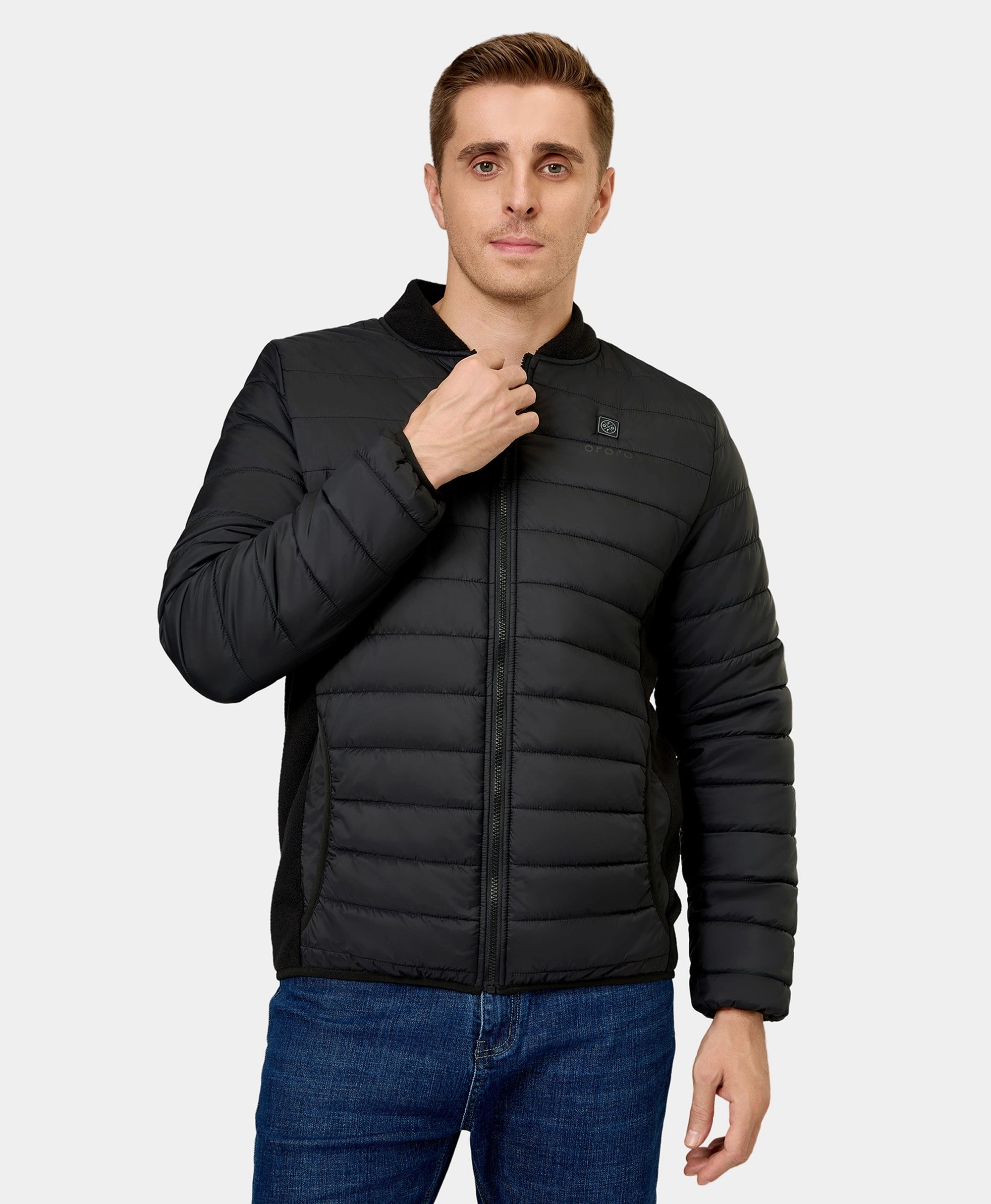 Men's zip-up jackets-PuffLyte™ Men's Heated Lightweight Jacket