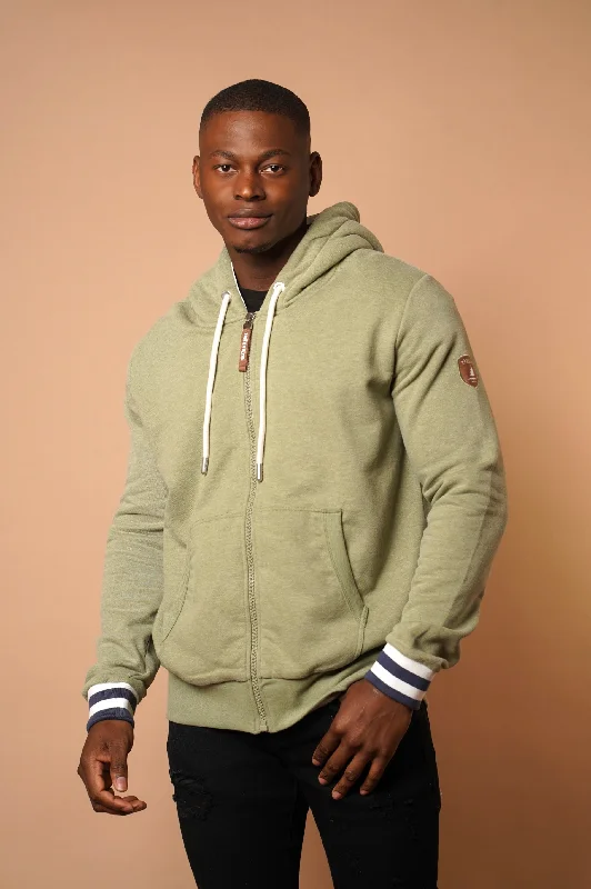 Men's hoodie for casual Fridays-Sophar Surplus Zip Hoodie