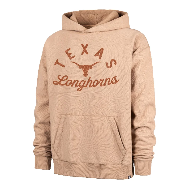 Men's hoodie with metallic finish-TEXAS LONGHORNS DUSTED BOWLINE '47 FOUNDATION RIVER HOODIE