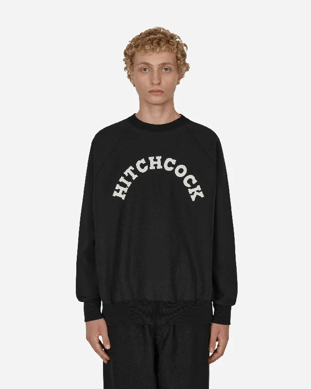 Men's hoodie under jacket-Hitchcock Crewneck Sweatshirt Black