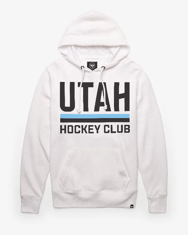 Men's hoodie streetwear look-UTAH HOCKEY CLUB IMPRINT '47 HEADLINE HOOD