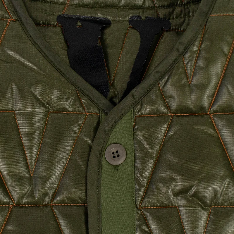 Men's green jackets-Vlone Quilted Jacket - Green