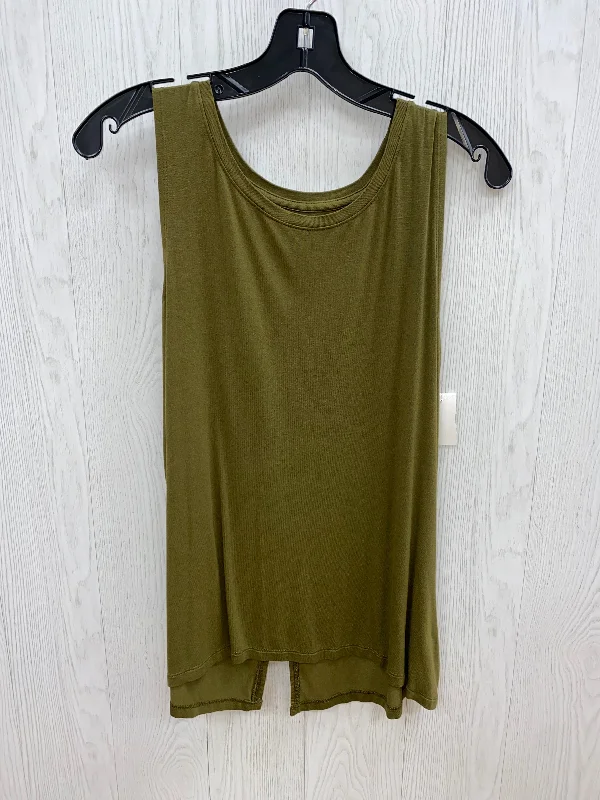 Men's short-sleeve modern fit shirt-Green Top Sleeveless Basic Old Navy, Size S