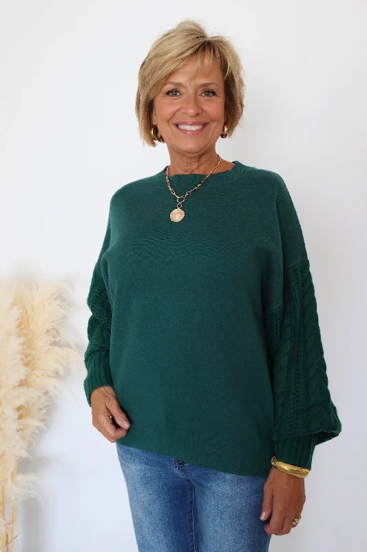 Madeline Sweater - Hunter Green