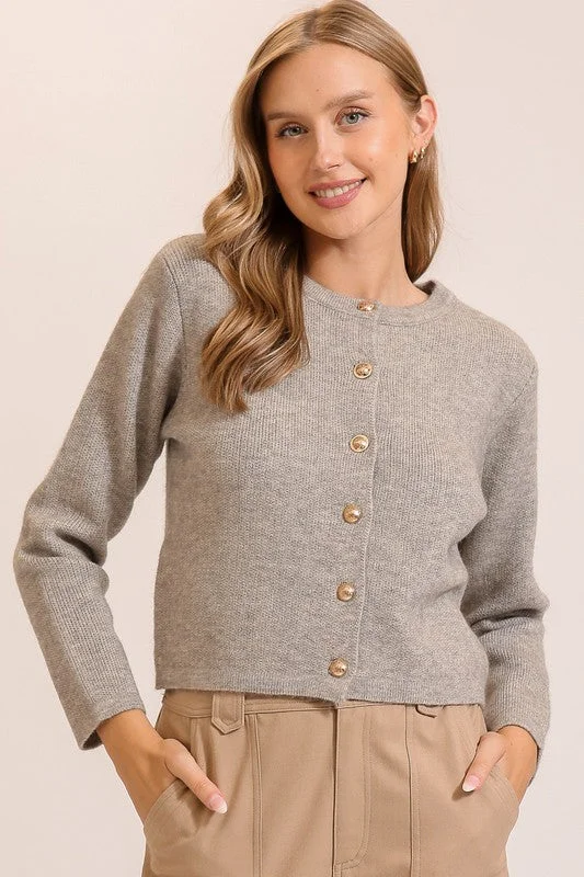 Very Demure Button Down Cardigan