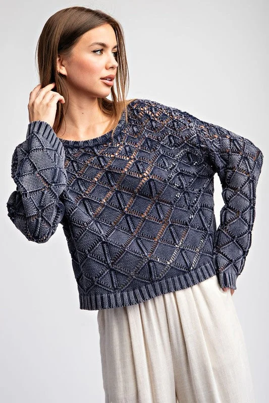 Casual Thing Crochet Sweater