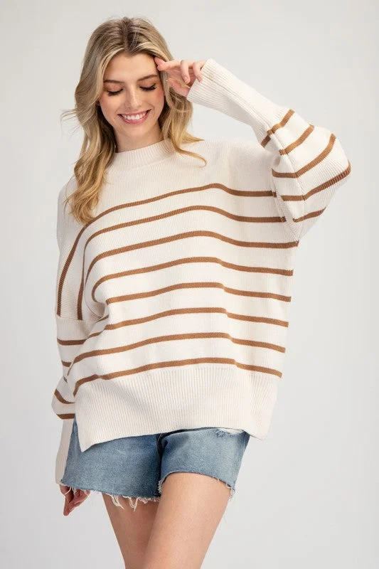 Cozy Delight Striped Sweater