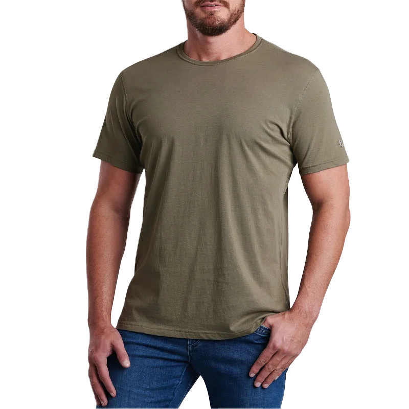 Men's short-sleeve organic cotton shirt-Men's Superair T