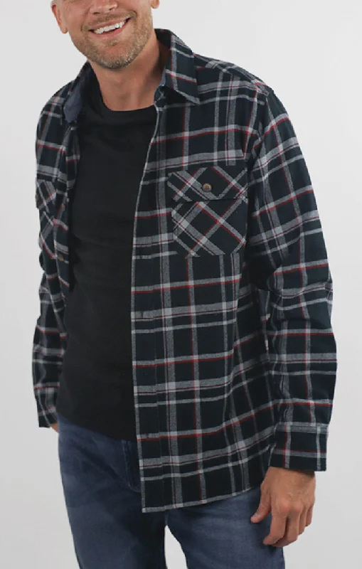 BLACK PLAID BRAWNY