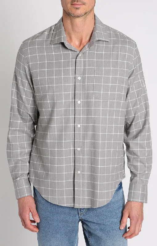 LIGHT GREY PLAID