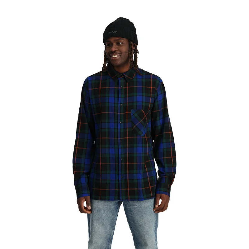 Mens Elevation Flannel - Electric Blue