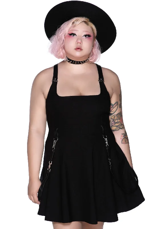 Oh My Ghoul Skater Dress [PLUS] - Resurrect