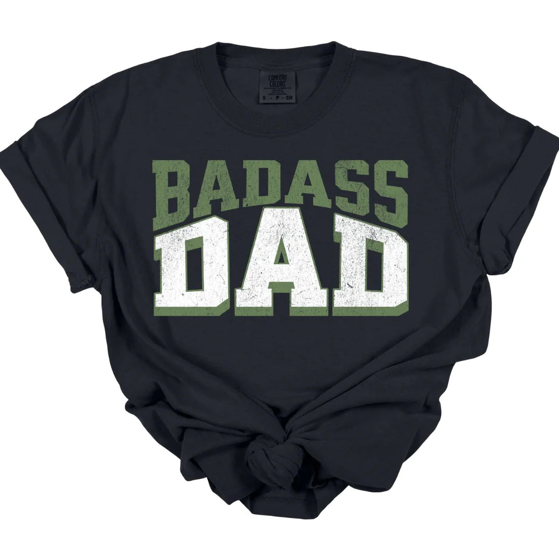 Men's short-sleeve workout shirt-Bad Ass Dad Tee *MADE TO ORDER*