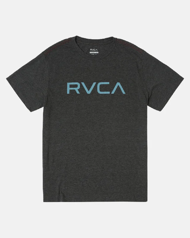 Men's short-sleeve yellow beach shirt-Big RVCA Tee - Black 2