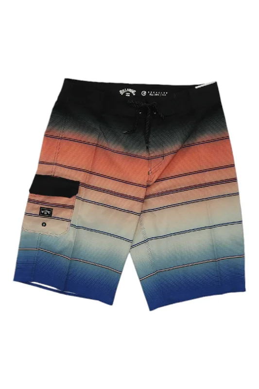 men's stretch slim waterproof pants-Billabong Men's All Day Stripe Pro Boardshort