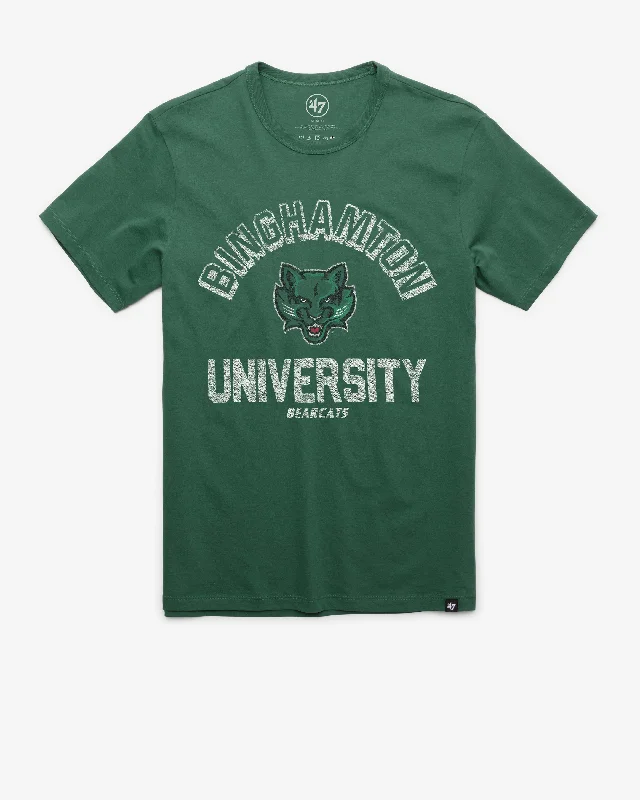 Men's short-sleeve sporty shirt-BINGHAMTON BEARCATS RETROGRADE '47 FRANKLIN TEE