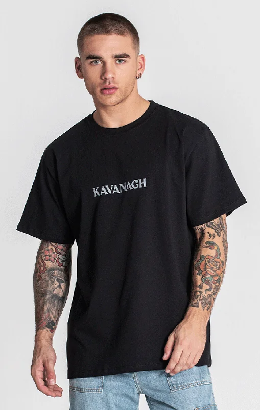 Men's short-sleeve affordable cotton tee-Black Goosebumps Tee