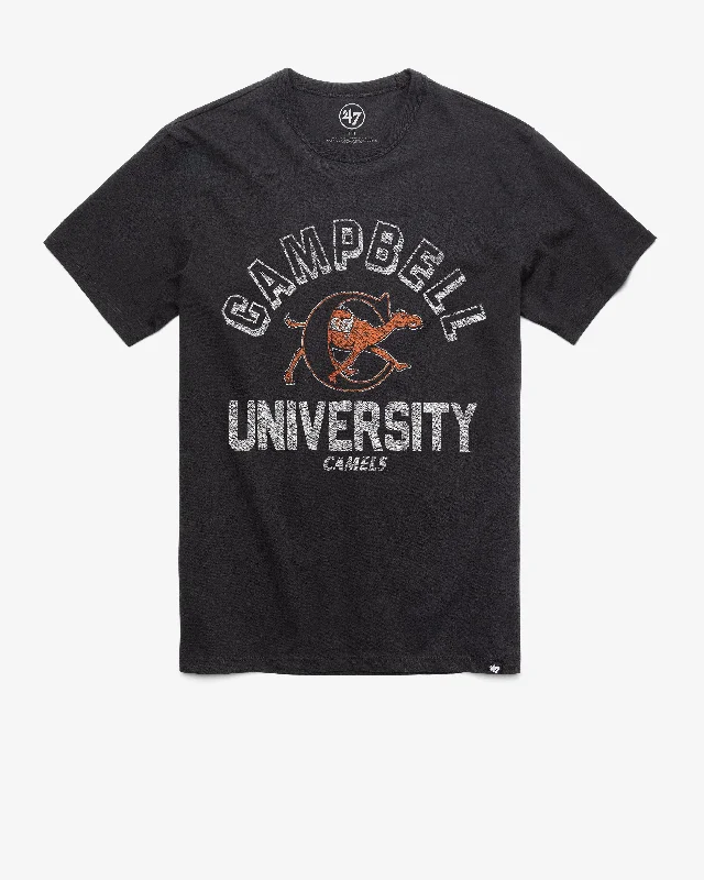 Men's short-sleeve gym red shirt-CAMPBELL FIGHTING CAMELS RETROGRADE '47 FRANKLIN TEE