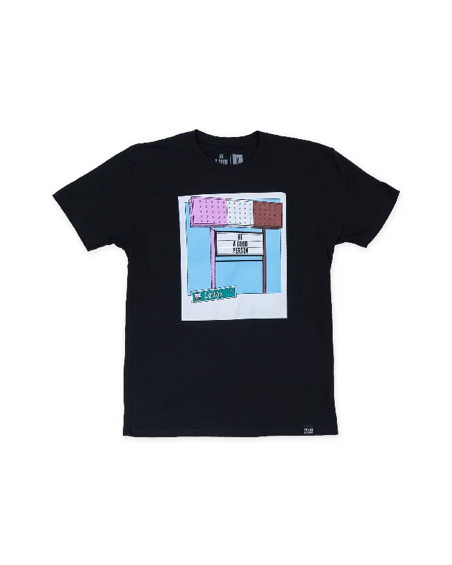 Men's short-sleeve oversized tee-Colfax T-Shirt - Black