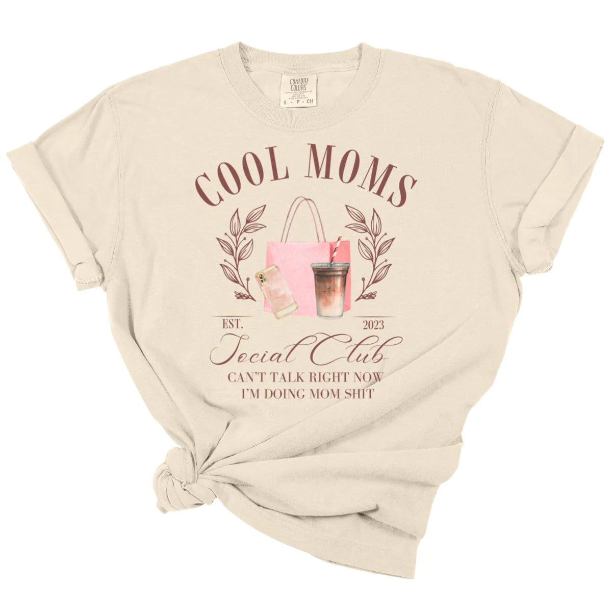 Men's short-sleeve travel tee-Cool Moms Social Club Tee *MADE TO ORDER*